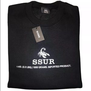SSUR Embroidered Scorpion Kilo Crewneck Sweater